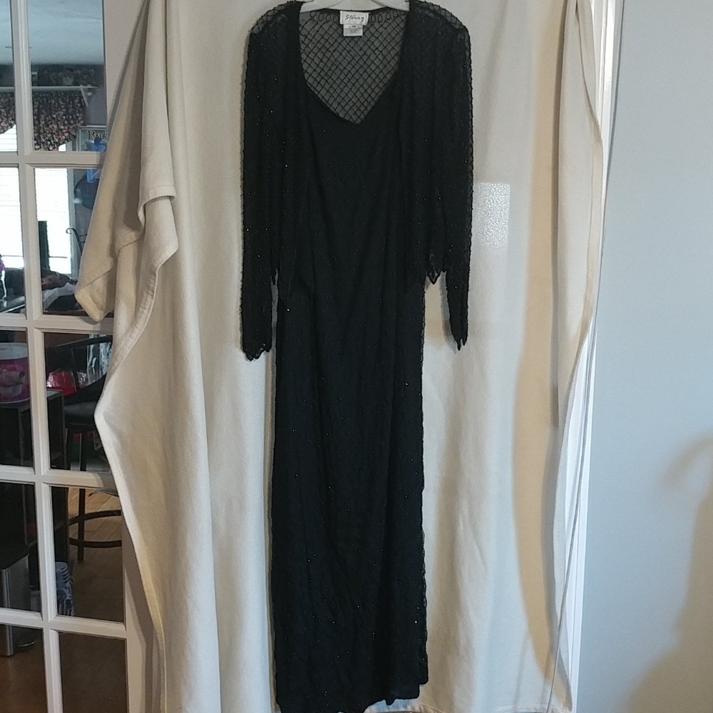 Stenay beaded evening gown